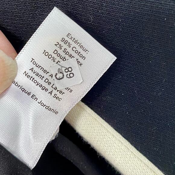 Talbots Military Jacket Gold Buttons Black W/ White Trim Jacket Women’s Sz 2 - Picture 7 of 16